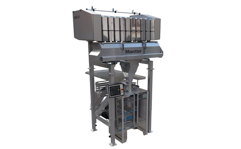 Packaging line including Manter and IMA Ilapak Italia