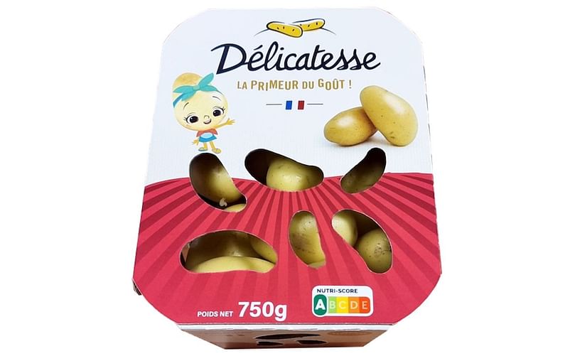 The Délicatesse in 100% recyclable cardboard trays The Délicatesse in 100% recyclable cardboard trays