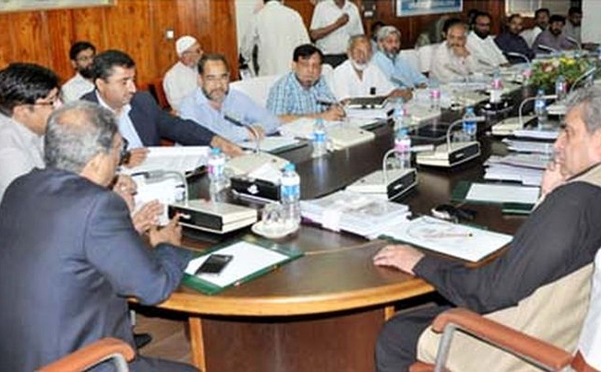 Dr. Yusuf Zafar T.I., Chairman PARC Chairing the Potato Evaluation Committee Meeting at PARC headquarters on August 24, 2017