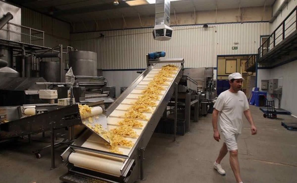 Una imagen del centro de producción de patatas fritas de&nbsp;Vicente Vidal en Benifaió tomada en 2008.