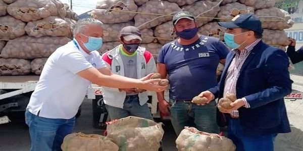 Gobernación de Norte de Santander, Colombia, compró cosechas de papa a los agricultores locales