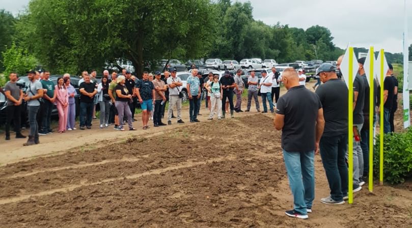 Participants gather at Potato Day to hear presentations on sector development and technological innovation. Participants gather at Potato Day to hear presentations on sector development and technological innovation.