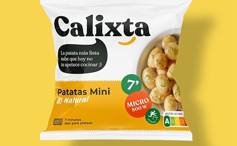 Patatas Lázaro lanza su nueva marca Calixta, la patata más lista. Patatas Lázaro lanza su nueva marca Calixta, la patata más lista.