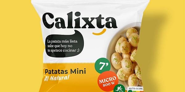Patatas Lázaro lanza su nueva marca Calixta, la patata más lista.