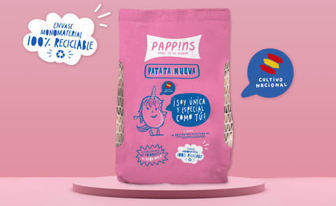 Patatas Lázaro presenta su nueva marca Papp!ns. Patatas Lázaro presenta su nueva marca Papp!ns.
