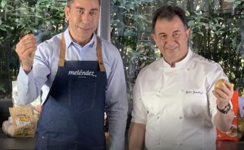 Martín Berasategui y Patatas Meléndez unidos para impulsar la categoría de la Patata en la Gastronomía Española. Martín Berasategui y Patatas Meléndez unidos para impulsar la categoría de la Patata en la Gastronomía Española.
