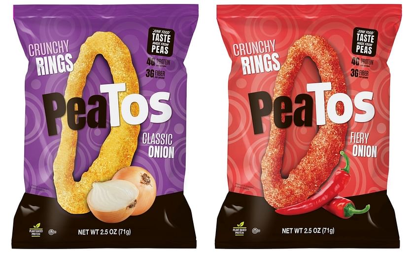 Peatos Crunchy Rings is available in two flavors: Classic Onion and Fiery Hot flavors