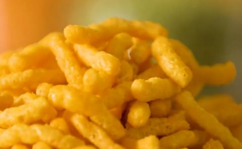 Peatos: a puffed snack made primarily from peas and lentils Peatos: a puffed snack made primarily from peas and lentils