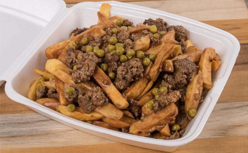 Classic 'Fries With The Works' - take-out version Classic 'Fries With The Works' - take-out version