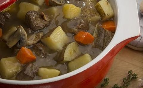 One of the recipes offered by the PEI Potato board: Rustic Prince Edward Island Potato, Beef, and Mushroom Stew One of the recipes offered by the PEI Potato board: Rustic Prince Edward Island Potato, Beef, and Mushroom Stew