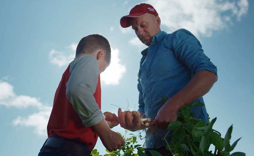 Still picture from the new commercial highlighting the potato industry on Prince Edward Island