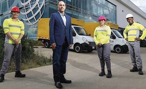 De izquierda a derecha, Cristian Peláez Sánchez, del área de operaciones; Gustavo Salas, gerente general de PepsiCo Alimentos Colombia; Francy Julieth Rodríguez y Édgar Alfonso Hernández, del área de operaciones.(Cortesía: Guillermo Torres) De izquierda a derecha, Cristian Peláez Sánchez, del área de operaciones; Gustavo Salas, gerente general de PepsiCo Alimentos Colombia; Francy Julieth Rodríguez y Édgar Alfonso Hernández, del área de operaciones.(Cortesía: Guillermo Torres)