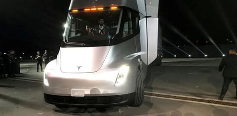 PepsiCo confirms Tesla Semi truck deliveries to start in December.