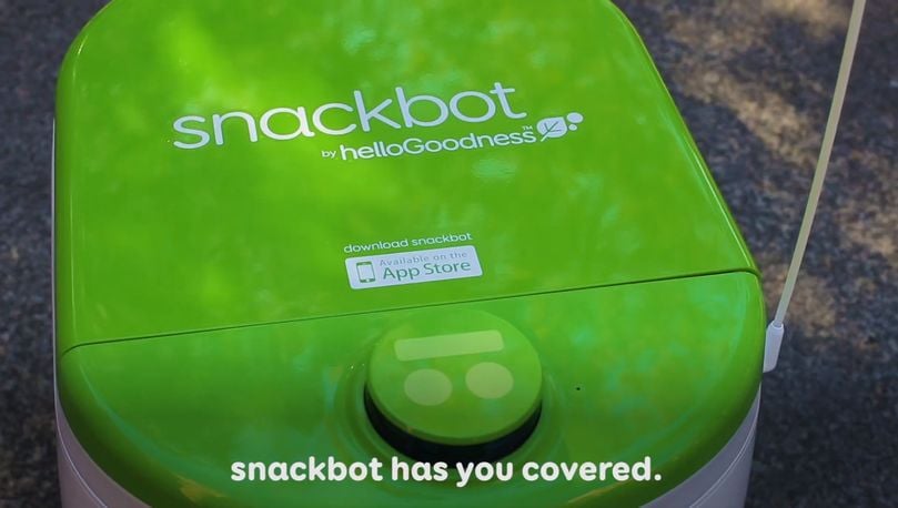 Pepsico presents the the Hello Goodness Snackbot