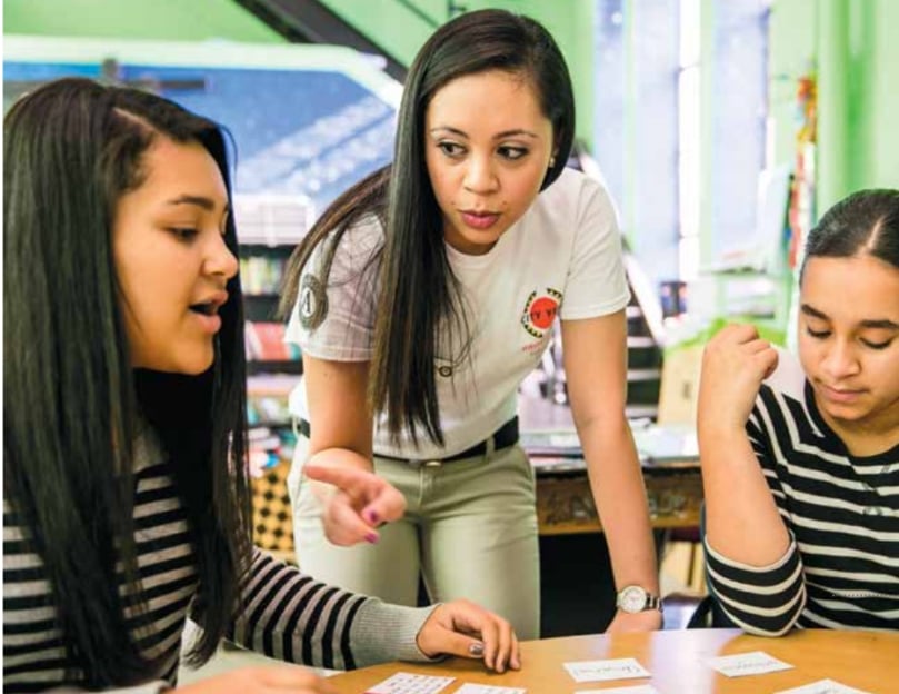 Enabling education: With its partners, PepsiCo will work to enable 1.5 million young women to progress through school through programs such as Diplomas Now, in which students at risk of dropping out of high school receive assistance to stay on track to graduation. Enabling education: With its partners, PepsiCo will work to enable 1.5 million young women to progress through school through programs such as Diplomas Now, in which students at risk of dropping out of high school receive assistance to stay on track to graduation.