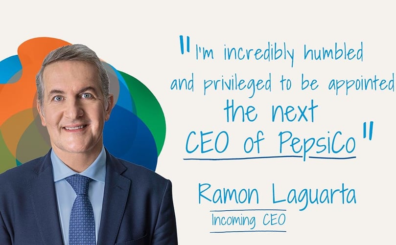 Ramon Laguarta will succeed Indra K. Nooyi as Chief Executive Officer as she steps down on October 3rd, 2018