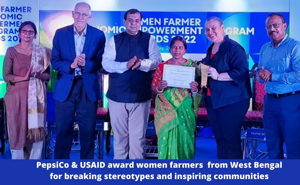 PepsiCo & USAID award women farmers from West Bengal for breaking stereotypes and inspiring communities PepsiCo & USAID award women farmers from West Bengal for breaking stereotypes and inspiring communities