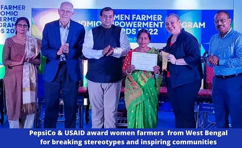 PepsiCo & USAID award women farmers from West Bengal for breaking stereotypes and inspiring communities PepsiCo & USAID award women farmers from West Bengal for breaking stereotypes and inspiring communities
