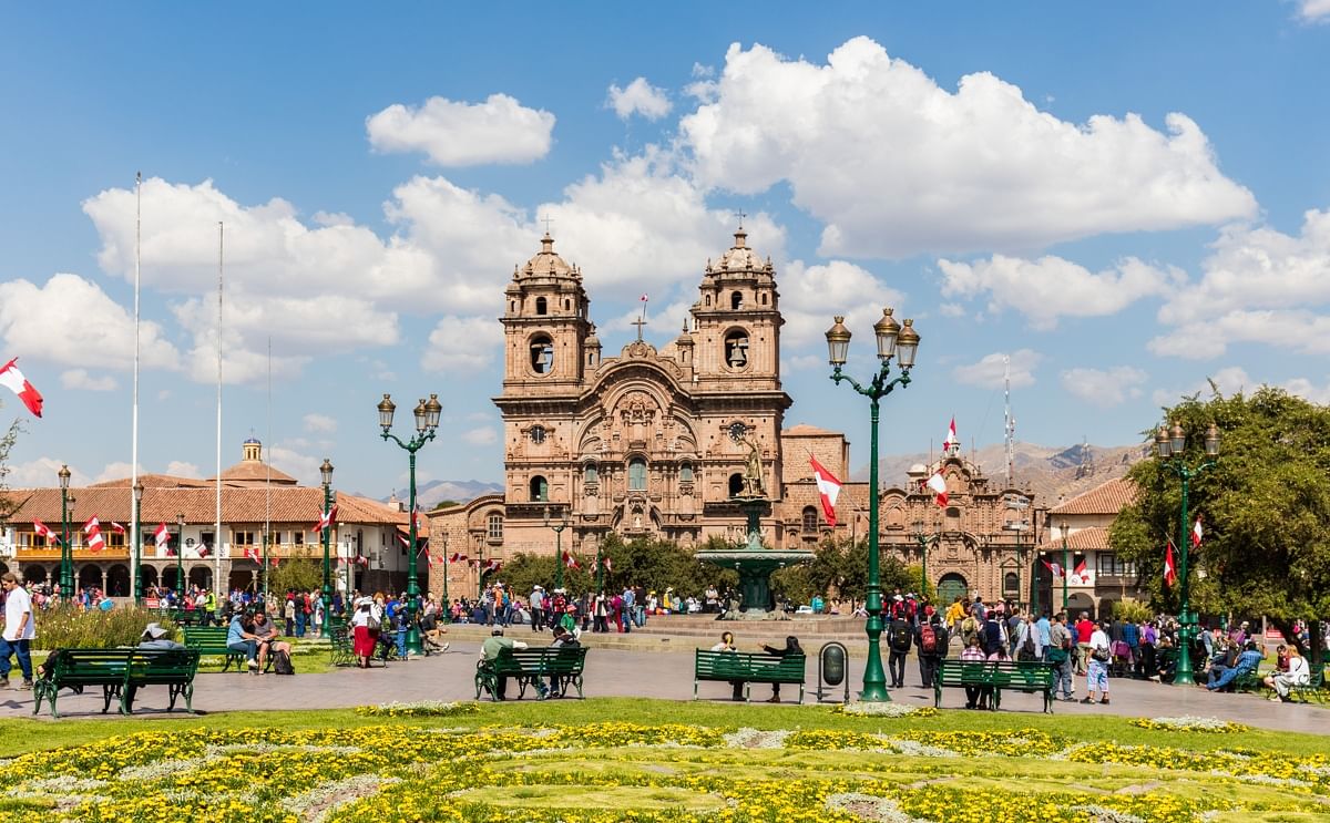 Cusco (Perú). Plaza de Armas. La Compañía.