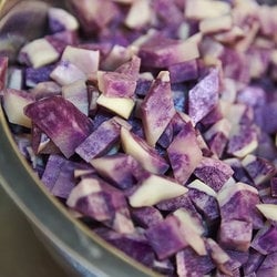 Perupas diamond cut and steamed/boiled