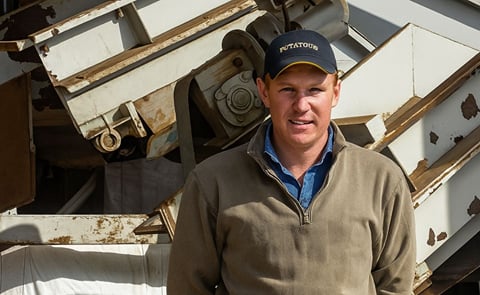 Peter Cooper, Seed Potato & Sheep farmer on Kangaroo Island, South Australia. (Courtesy: Twitter / Peter Cooper) Peter Cooper, Seed Potato & Sheep farmer on Kangaroo Island, South Australia. (Courtesy: Twitter / Peter Cooper)