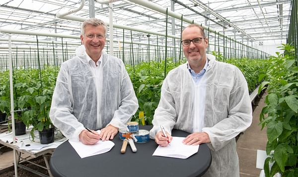 Peter Poortinga, CEO of Solynta and Frank Terhorst, EVP Strategy & Sustainability at Bayer AG