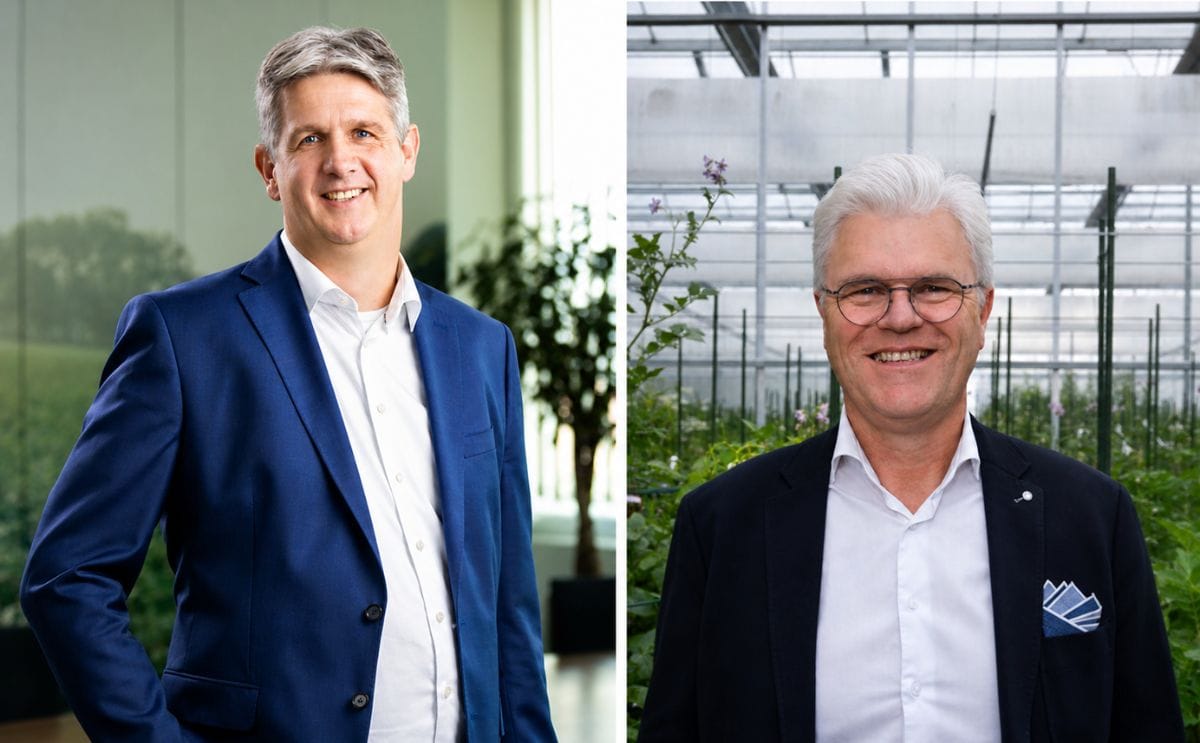 Peter Ton, Business Director at Royal HZPC Group, and Mark Zuidhof, CEO of Agrico