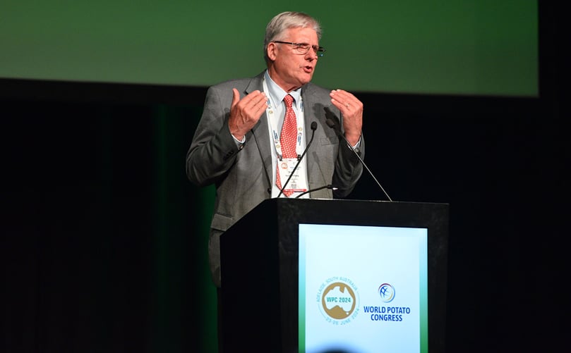 Peter VanderZaag, presidente del World Potato Congress Inc Peter VanderZaag, presidente del World Potato Congress Inc.