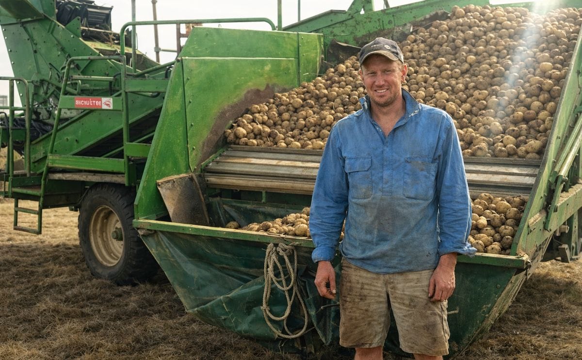 Seed Potato growers on South Australia Kangaroo Island doing well this year Seed Potato growers on South Australia Kangaroo Island doing well this year