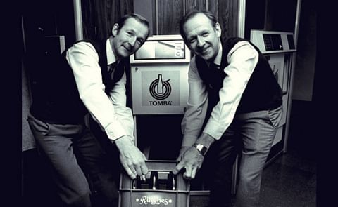 TOMRA's founders Petter and Tore Planke TOMRA's founders Petter and Tore Planke