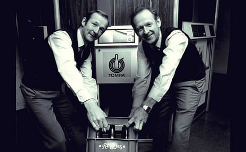 TOMRA's founders Petter and Tore Planke