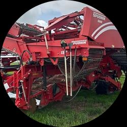 Spudnik 6640 36″ Offset Hitch (4 row Harvester, with Simple Sep Secondary)