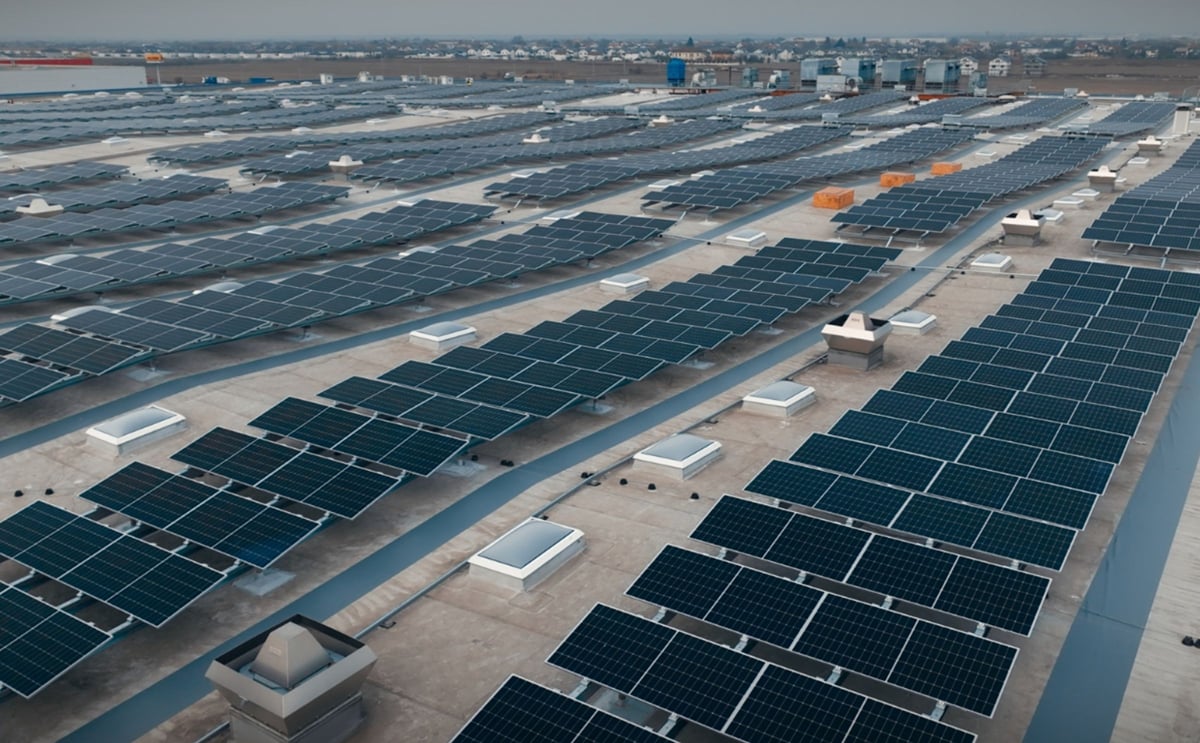 PepsiCo's photovoltaic panels in Romania PepsiCo's photovoltaic panels in Romania