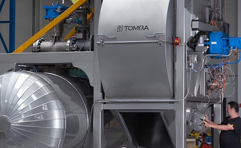 The just delivered Eco steam peeler stands more than eight metres tall and has the capability to peel 650 kg of potatoes in less than seven seconds. The just delivered Eco steam peeler stands more than eight metres tall and has the capability to peel 650 kg of potatoes in less than seven seconds.