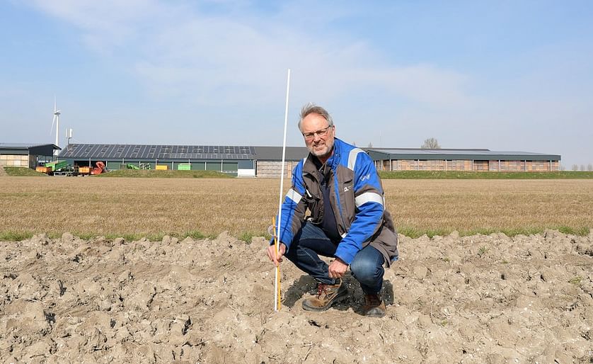 Pierre Bakker of Wageningen University & Research (WUR) Open Crops in Lelystad on the field where PotatoEurope 2021 will take place in The Netherlands.