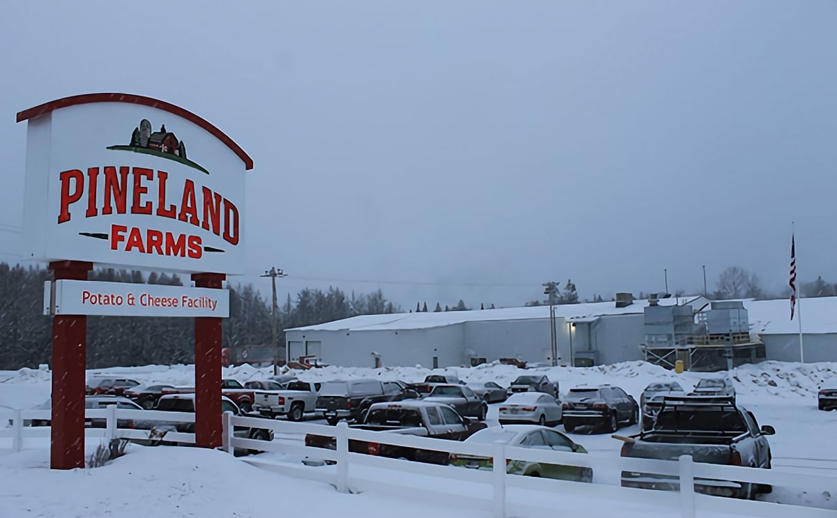 The Pineland Farms Potato company in Mars Hill, Maine