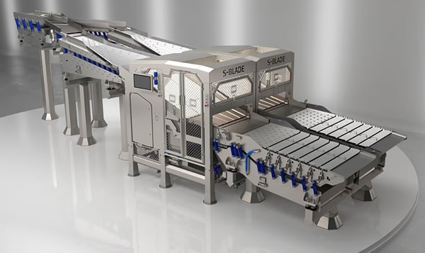 PIP Innovations S-Blade - Automated Defect Removal System for Strip Products (French Fries) PIP Innovations S-Blade - Automated Defect Removal System for Strip Products (French Fries)