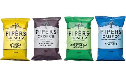 The award-winning British Pipers Crisps potato chips can now be enjoyed by more Americans The award-winning British Pipers Crisps potato chips can now be enjoyed by more Americans
