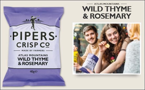Pipers Crisp: Wild Thyme & Rosemary