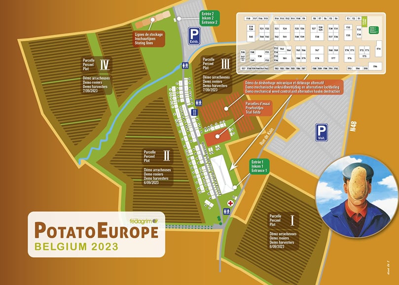 Map of Potato Europe 2023
Map of Potato Europe 2023