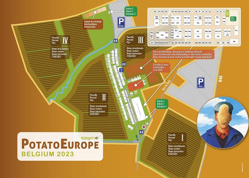Map of Potato Europe 2023
