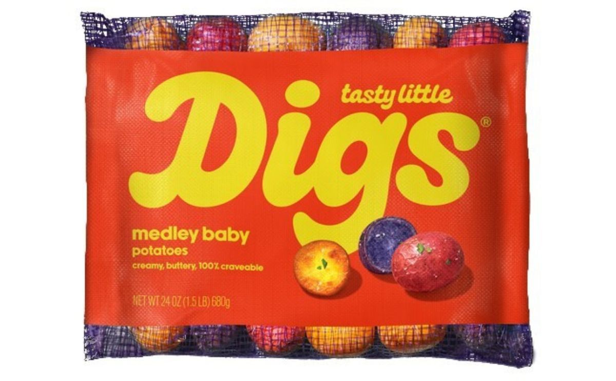 Tasty Little Digs and Big! Digs refresh the potato aisle with bold branding and year-round supply. Tasty Little Digs and Big! Digs refresh the potato aisle with bold branding and year-round supply.