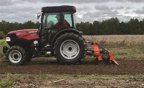 Plot preparation for planting cash crops at Simcoe, Ont. crop rotation plots. Plot preparation for planting cash crops at Simcoe, Ont. crop rotation plots.