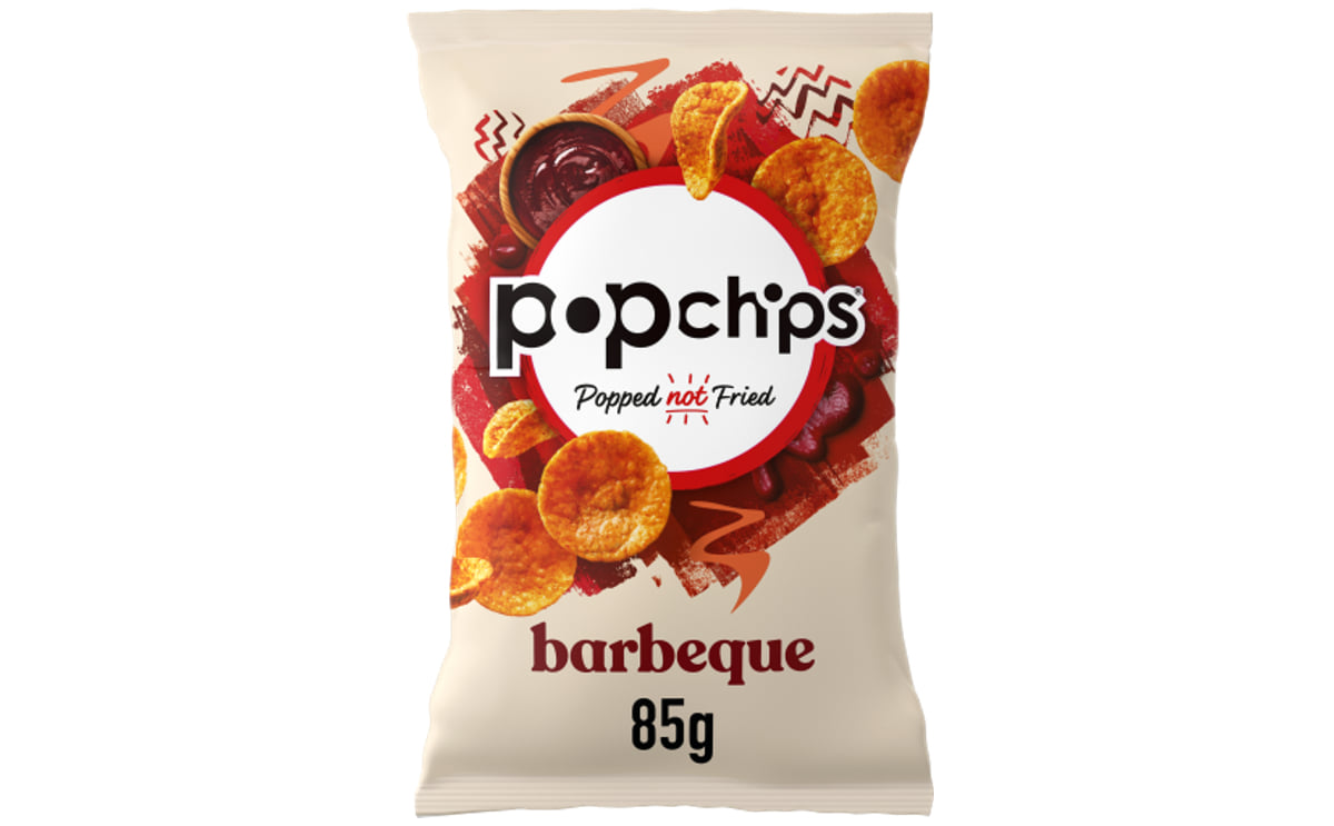 Popchips barbeque sharing crisps 85g Popchips barbeque sharing crisps 85g