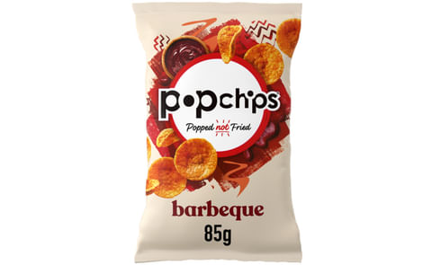 Popchips barbeque sharing crisps 85g Popchips barbeque sharing crisps 85g