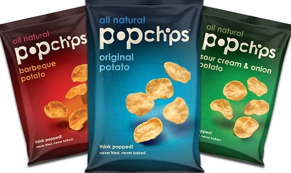Snack-chip technology with a pop