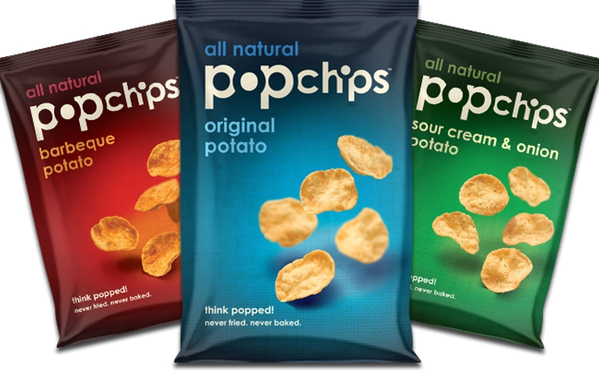 Snack-chip technology with a pop Snack-chip technology with a pop