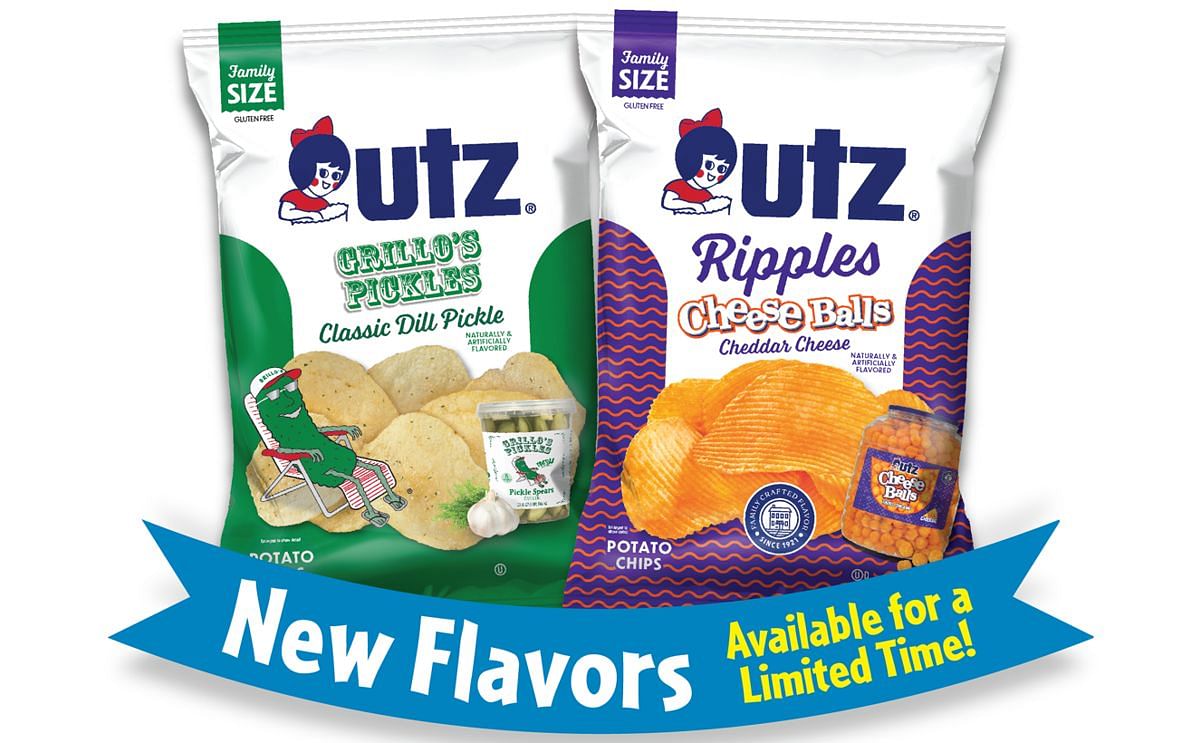Potato Chip Lovers Rejoice With the New Utz Grillo's Classic Dill Pickle and Crave-worthy Utz Cheddar Cheese Balls Flavored Potato Chips!