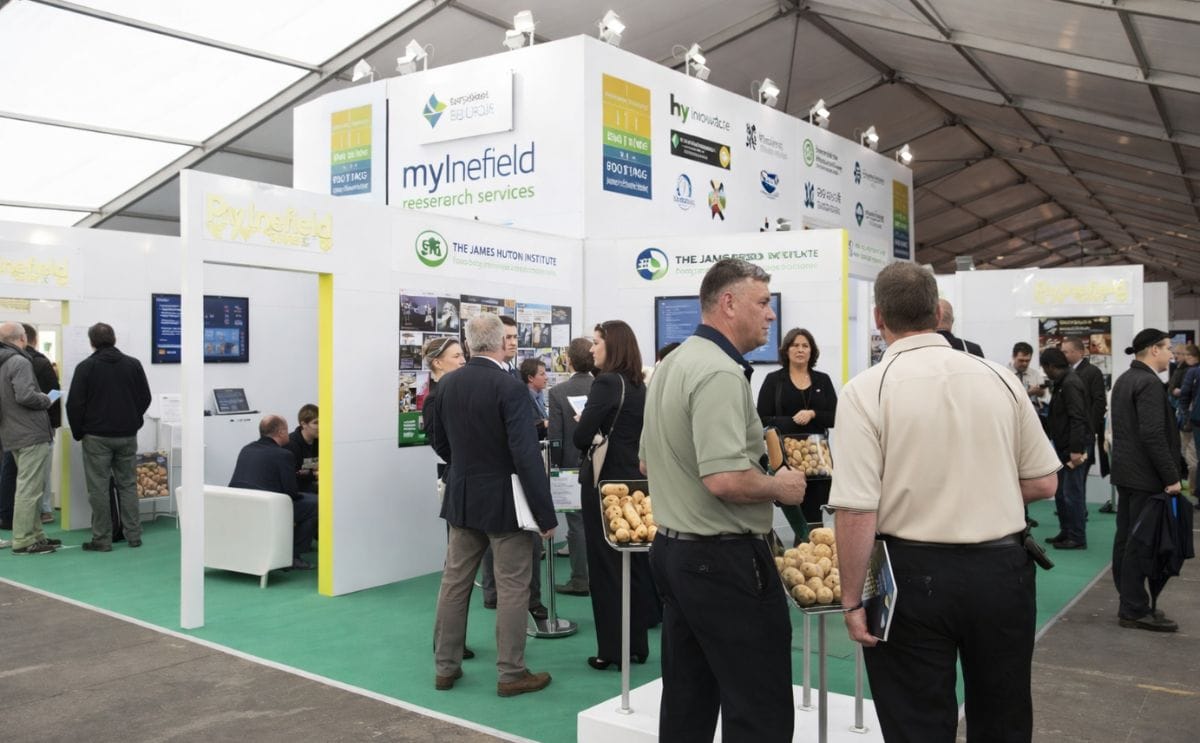 Potato Council stand at Potato Europe