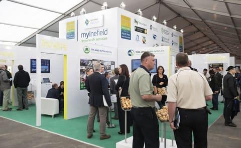 Potato Council stand at Potato Europe Potato Council stand at Potato Europe